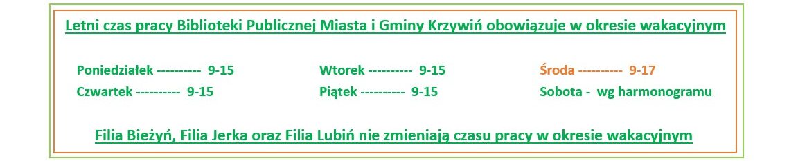 czas pracy letni 2026